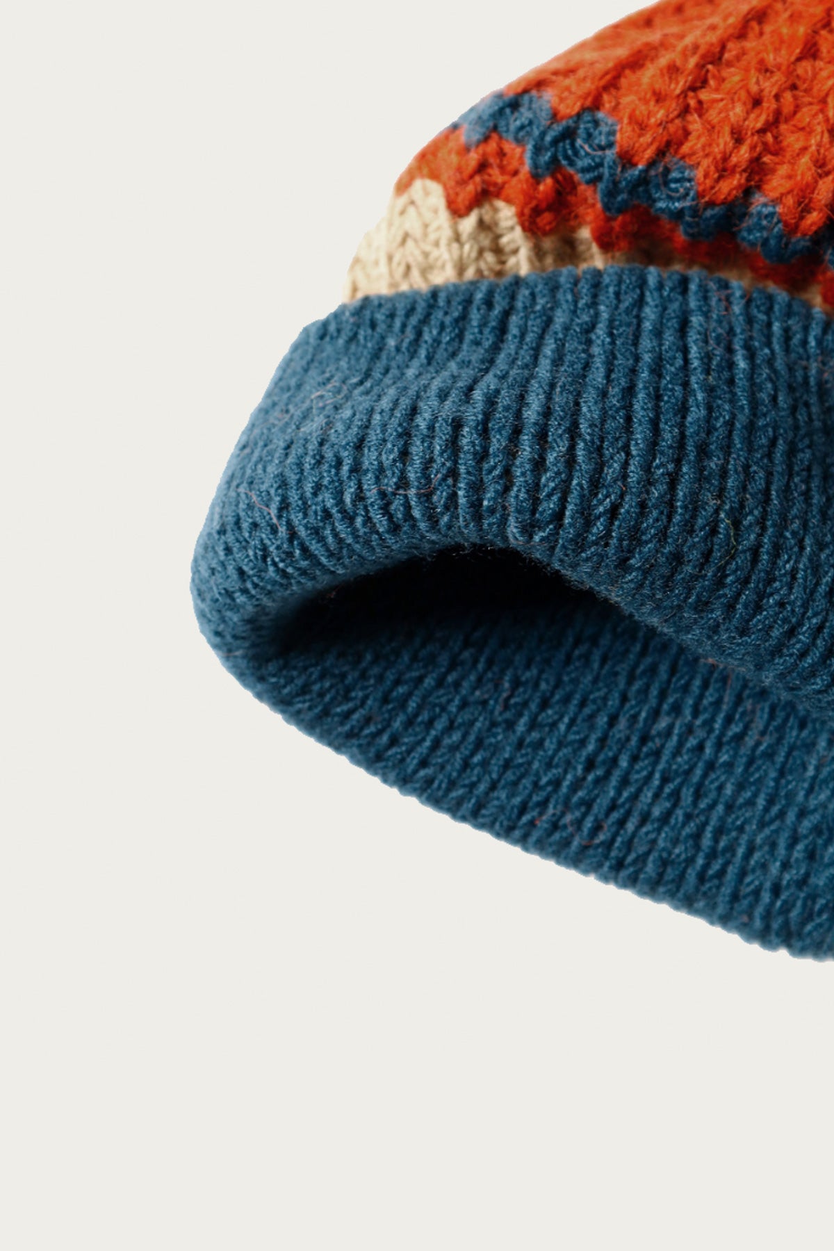 Kapital - 3G Wool Cable Knit Cap - Orange - Canoe Club