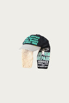Kapital - DENIM REPAIR SERVICE LUMBER Trucker Cap - Black/Grey - Canoe Club