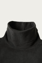 Kapital - Reverse Fleece BIG High Neck SWT - Black - Canoe Club