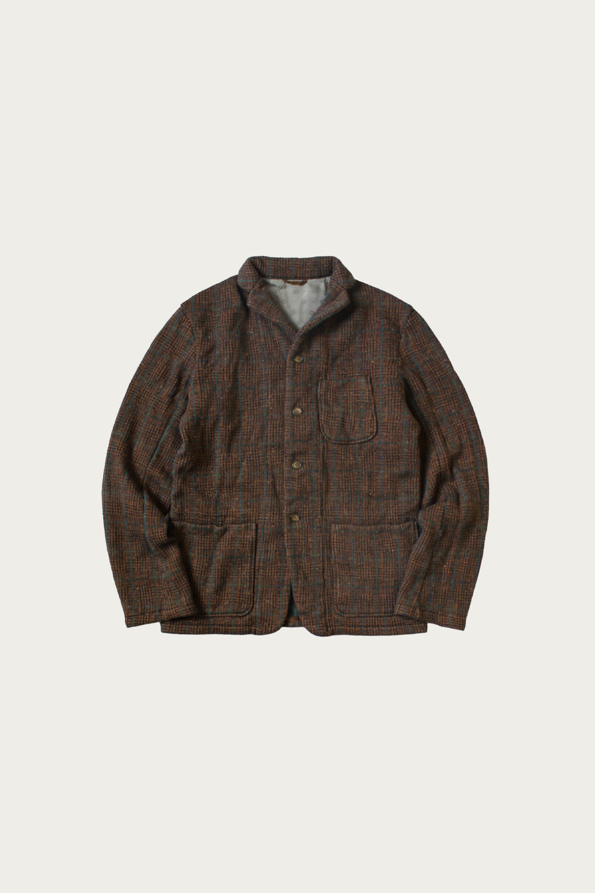 Kapital - Fleece Tweed KOBE JKT - Brown - Canoe Club