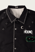 Khoki - Cross-Stitch Coach Jacket - Black - Canoe Club