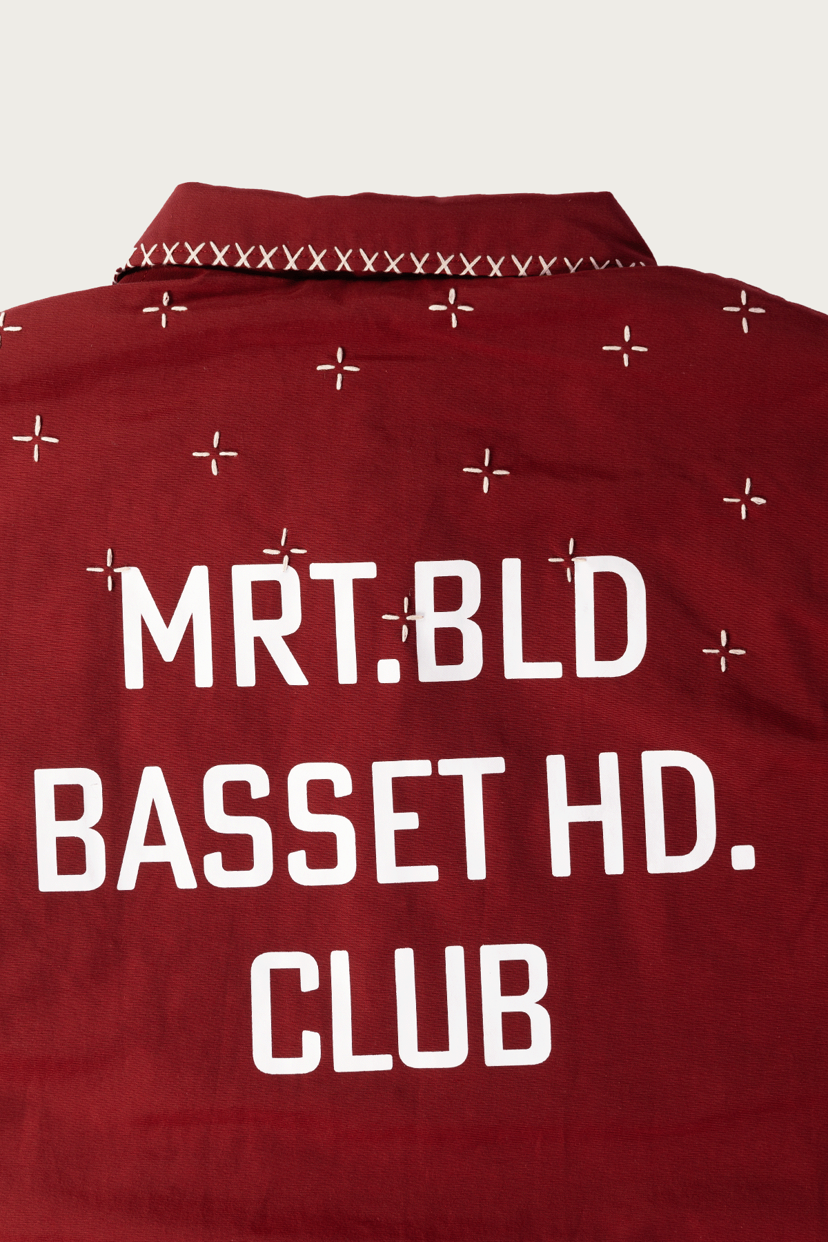 Khoki - Cross-Stitch Coach Jacket - Red - Canoe Club