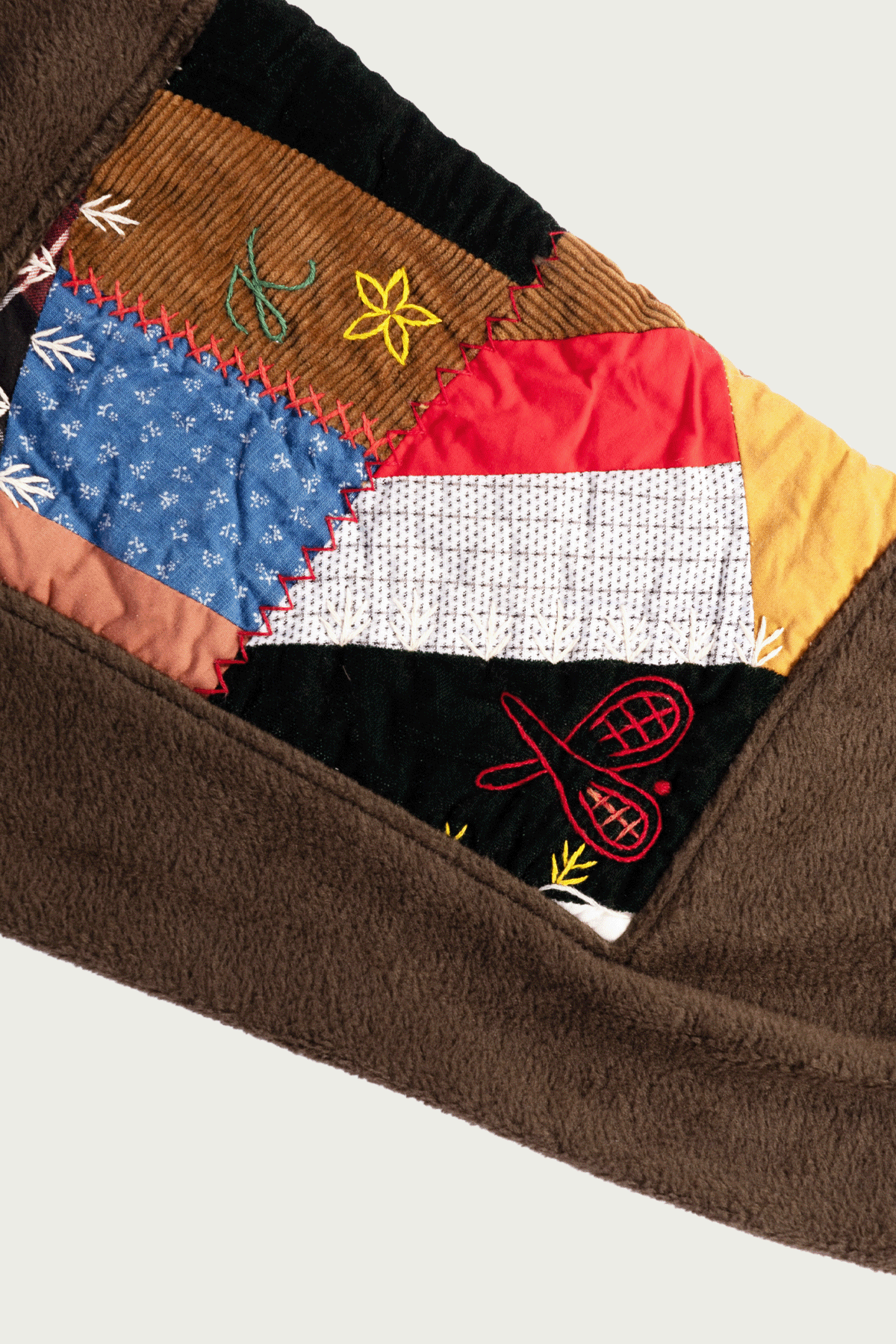 Khoki - Quilt Fleece Pullover - Khaki - Canoe Club