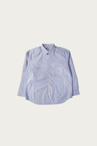 Khoki - Round Collar Shirt - Blue - Canoe Club