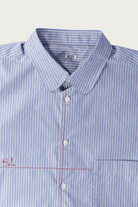 Khoki - Round Collar Shirt - Blue - Canoe Club