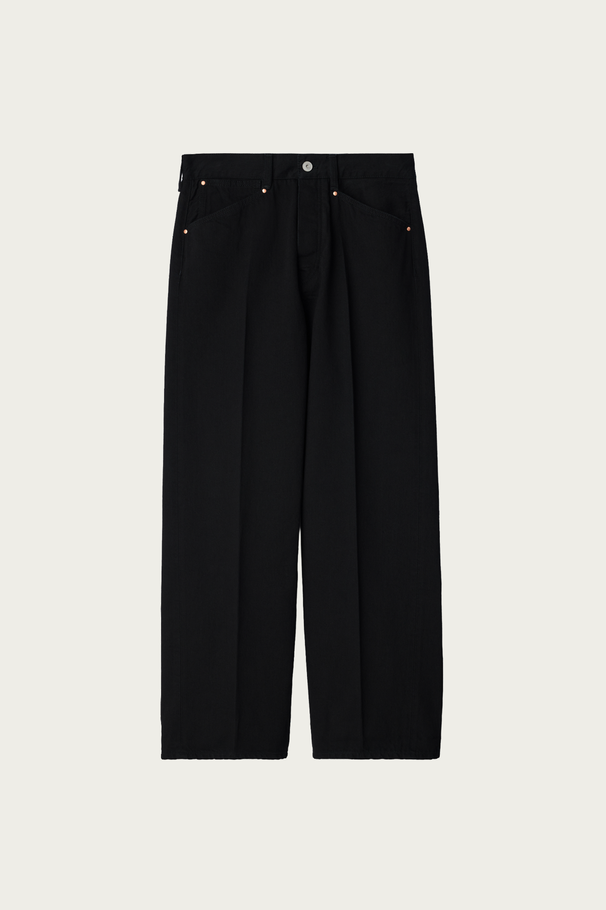 Lemaire - Straight Leg 5 Pockets - Black - Canoe Club
