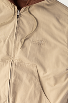 MM6 Maison Margiela - Reversible Numeral Zip Work Jacket - Tan/Burgundy - Canoe Club