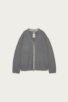 nanamica - 5G Zip Cardigan - Heather Grey - Canoe Club