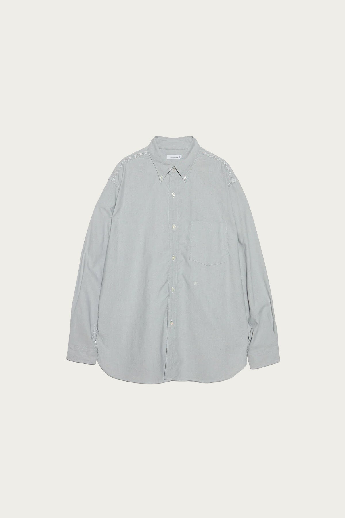 nanamica - Button Down Wind Shirt - Greyish Navy - Canoe Club