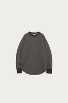 nanamica - Crew Neck Thermal Sweat - Charcoal - Canoe Club