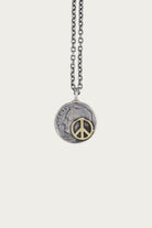 North Works - 10¢ Brass Peace Pendant - Canoe Club