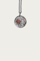 North Works - Buffalo Nickel Flower Pendant - Red - Canoe Club