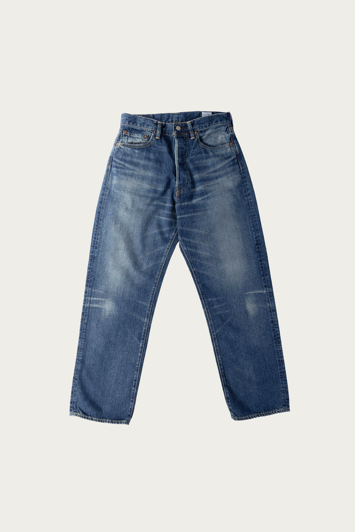 orSlow - 101B Dad's Fit Vintage Washed (Button Fly) - Vintage Indigo - Canoe Club