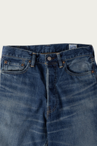 orSlow - 101B Dad's Fit Vintage Washed (Button Fly) - Vintage Indigo - Canoe Club