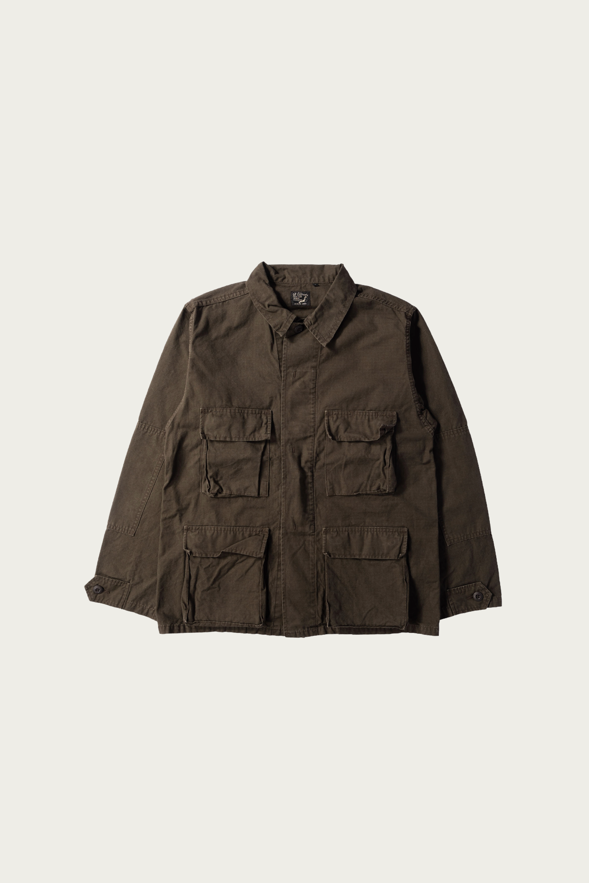 orSlow - B.D.U Jacket - Stone Washed Brown - Coffee Brown - Canoe Club