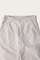 orSlow - Brushed Serge Fatigue Pants (Regular Fit) - Ivory - Canoe Club