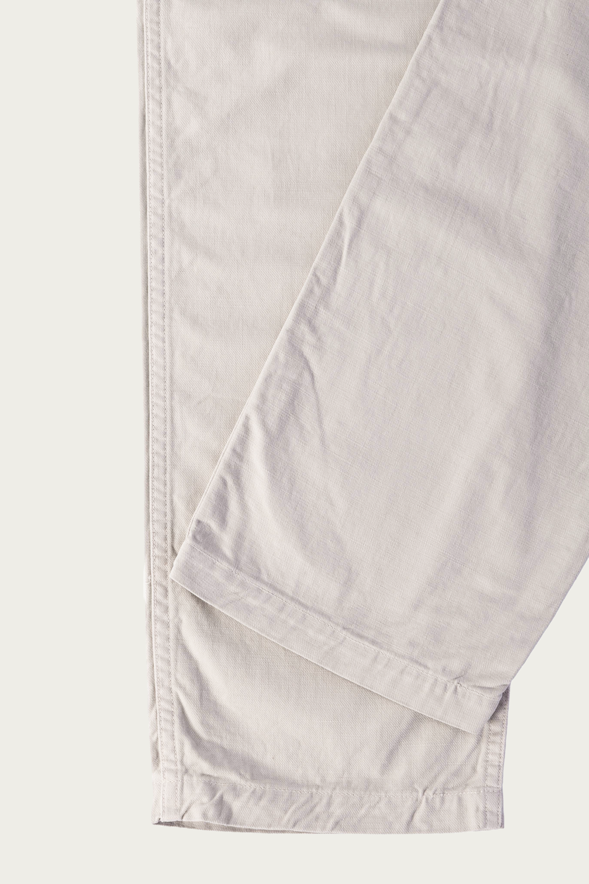 orSlow - Brushed Serge Fatigue Pants (Regular Fit) - Ivory - Canoe Club