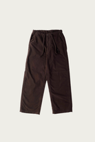 orSlow - New Yorker Brushed Wide Trousers - Coffee Brown - Canoe Club