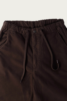 orSlow - New Yorker Brushed Wide Trousers - Coffee Brown - Canoe Club