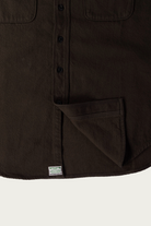 orSlow - Organic Cotton Relaxed Fit Flannel Shirt - Coffee Brown - Canoe Club