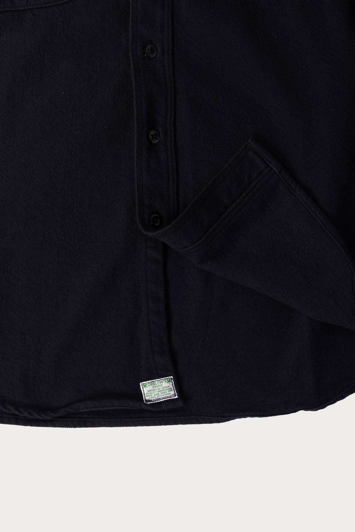 orSlow - Organic Cotton Relaxed Fit Flannel Shirt - Navy - Canoe Club