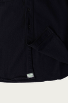 orSlow - Organic Cotton Relaxed Fit Flannel Shirt - Navy - Canoe Club