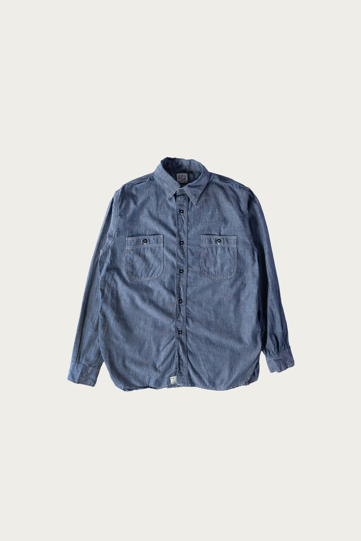 orSlow - Relaxed Fit Chambray Work Shirt - Chambray - Canoe Club