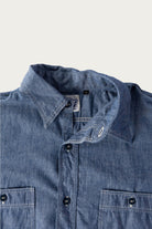 orSlow - Relaxed Fit Chambray Work Shirt - Chambray - Canoe Club