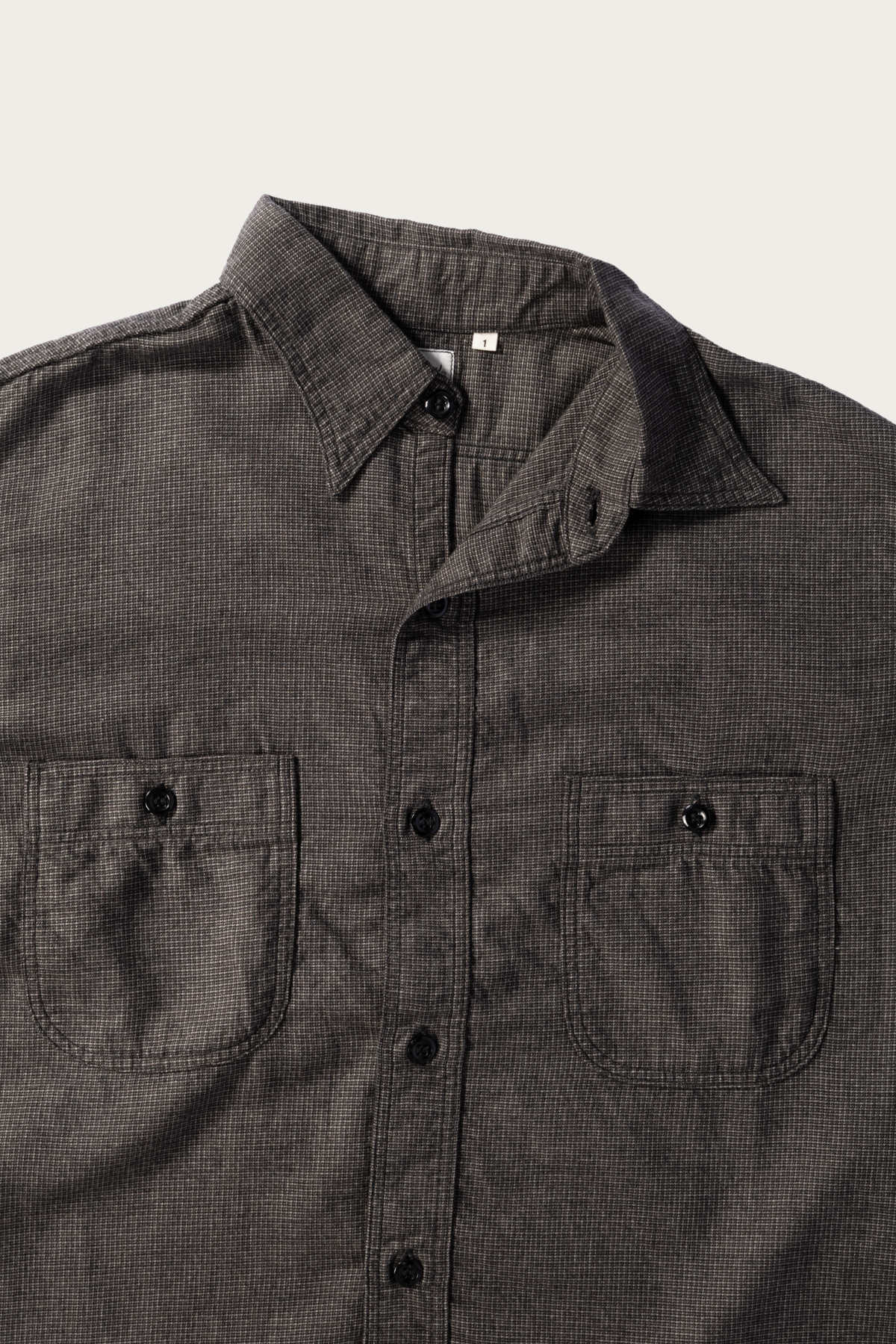 orSlow - Relaxed Fit Melange Flannel Shirt - Gray Check - Canoe Club