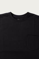orSlow - Sturdy Cotton T-Shirt With Pocket - Black - Canoe Club