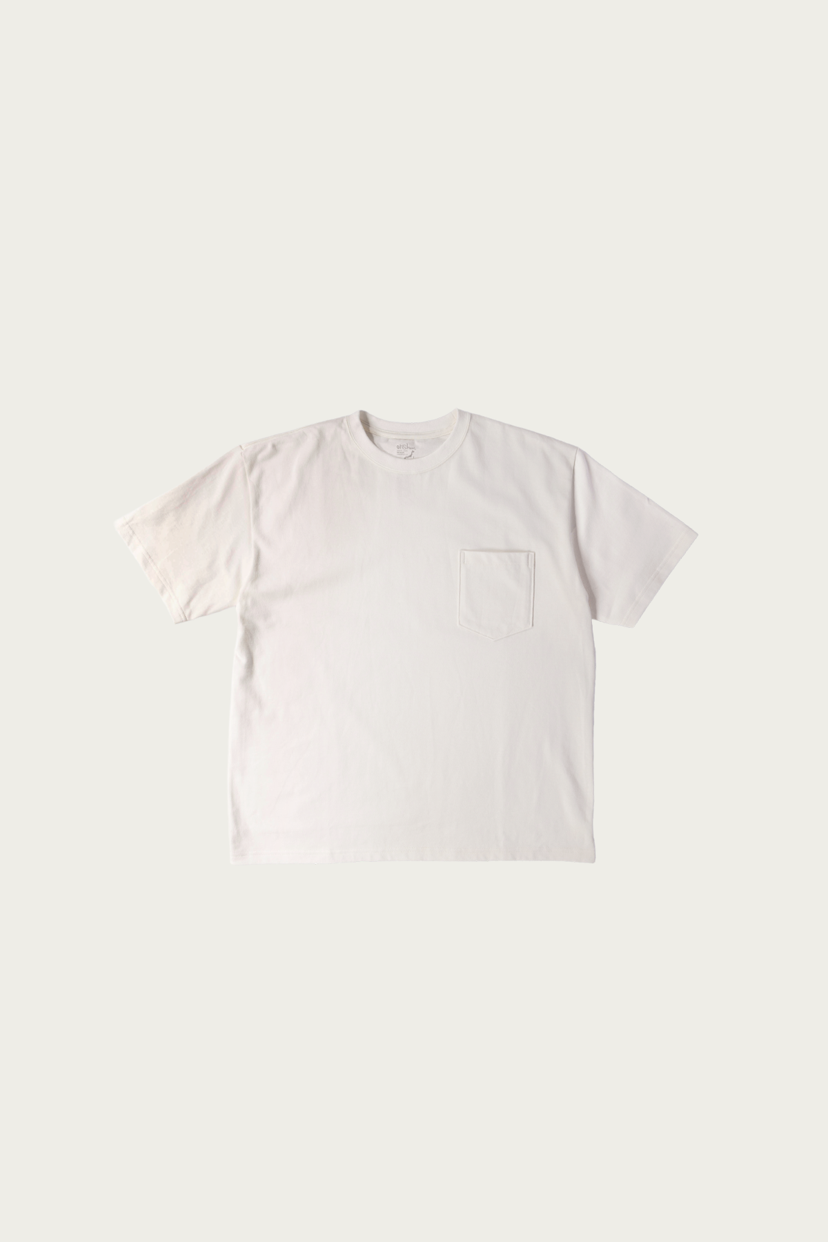 orSlow - Sturdy Cotton T-Shirt With Pocket - White - Canoe Club