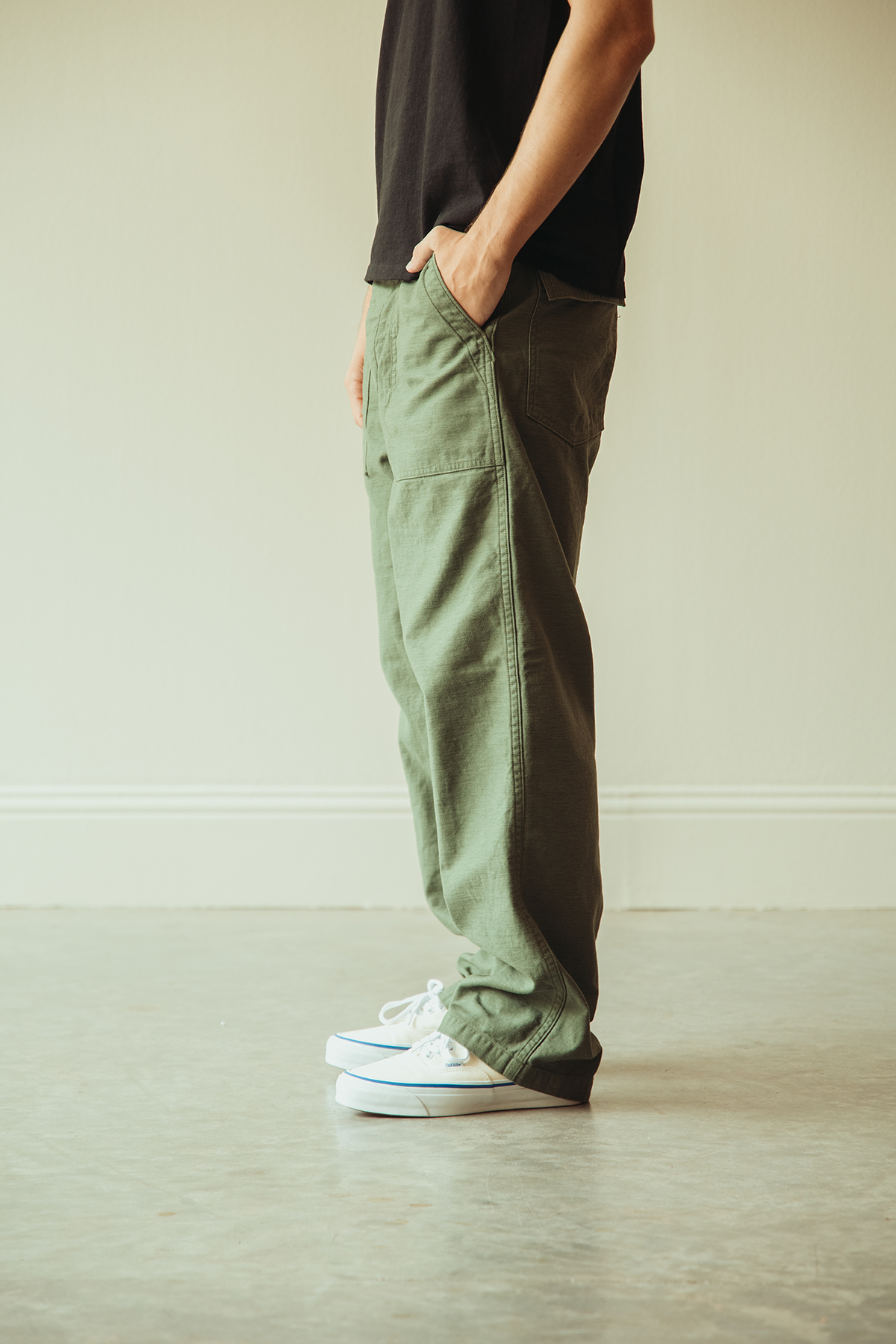 orSlow - US Army Fatigue Pants (Regular Fit) - Green - Canoe Club