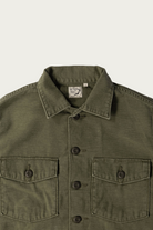 orSlow - Vintage Washed 4 Pockets U.S. Army Shirt - Dark Olive - Canoe Club