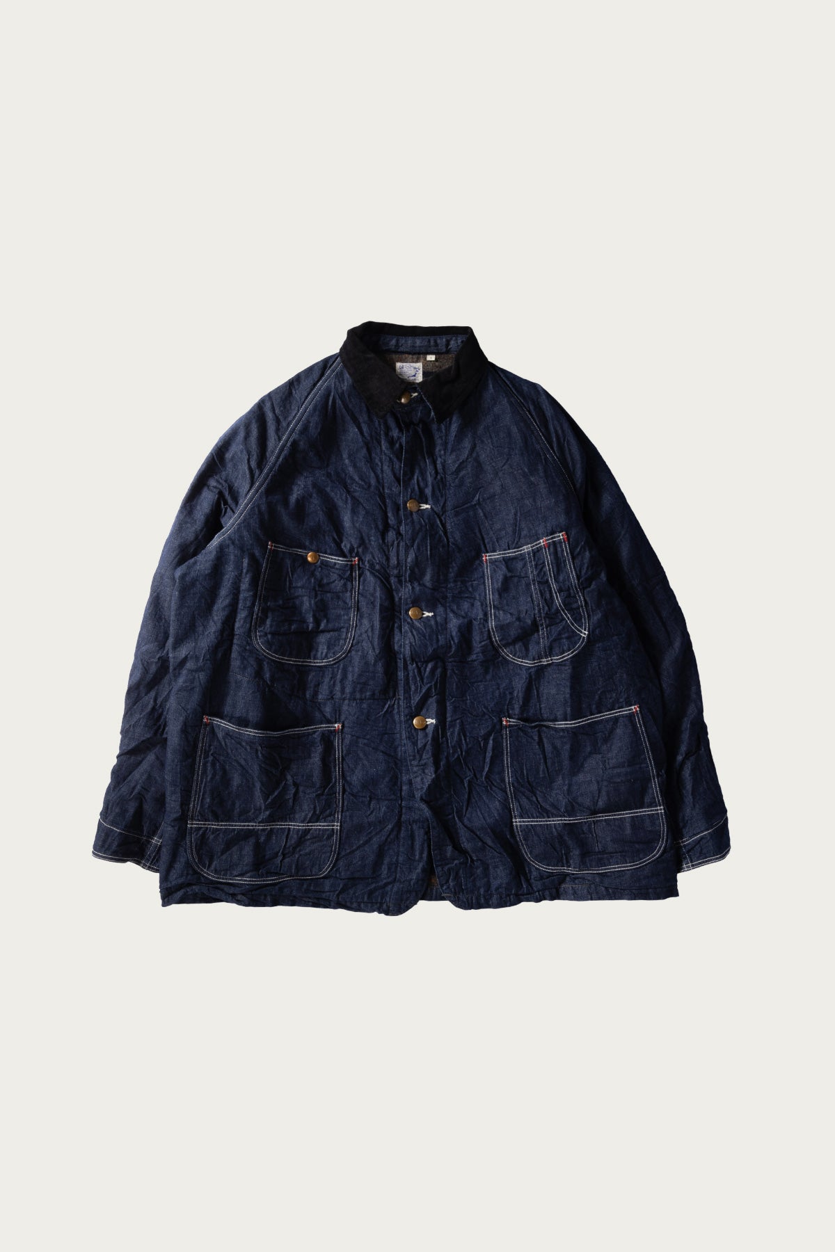 orSlow - Wool Liner Relax Fit Denim Coverall - One Wash - Canoe Club