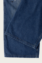 orSlow - WWII 40s U.S. Navy Wide-Fit Utility Trousers - Painted - Vintage Indigo With Paint - Canoe Club