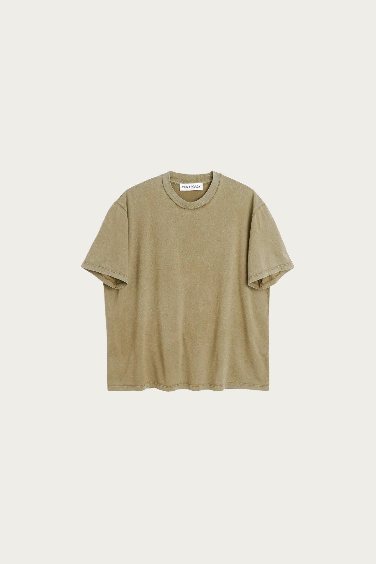 Our Legacy - Box T-Shirt - Calvary Olive Legacy Jersey - Canoe Club