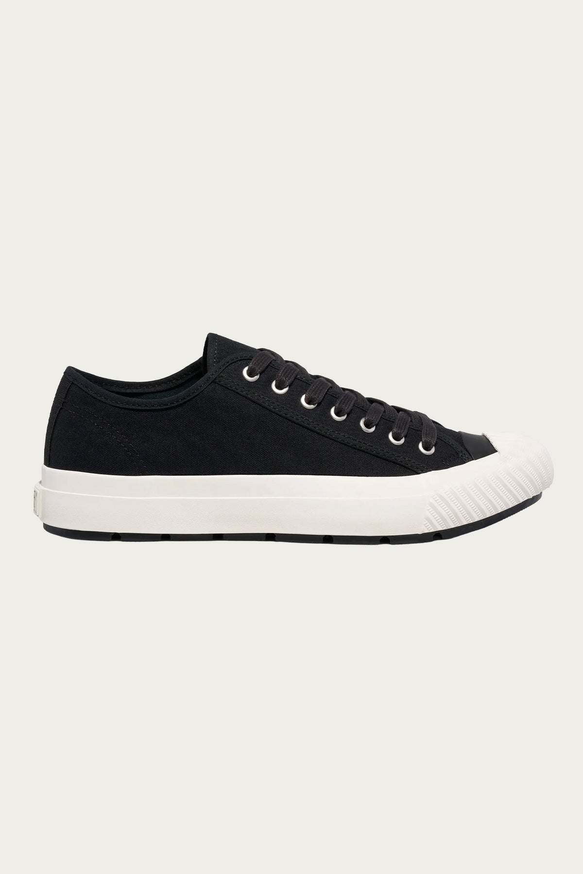 P.F. Flyers - Grounder Lo - Black/Sea Salt - Canoe Club