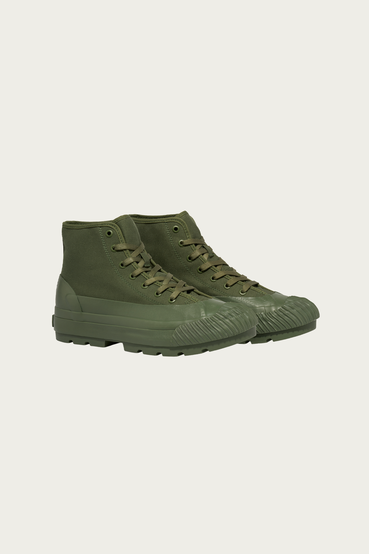 P.F. Flyers - P.F. Flyers x Beams+ Grounder High-Top - Olive - Canoe Club