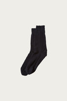 Rototo - Folk Crochet Socks - Black - Canoe Club