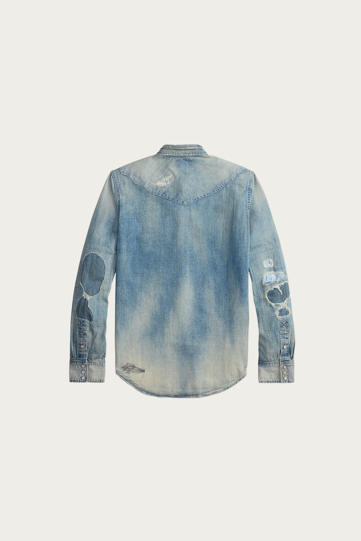 RRL - 2x Denim Western Shirt - Addington Wash - Canoe Club