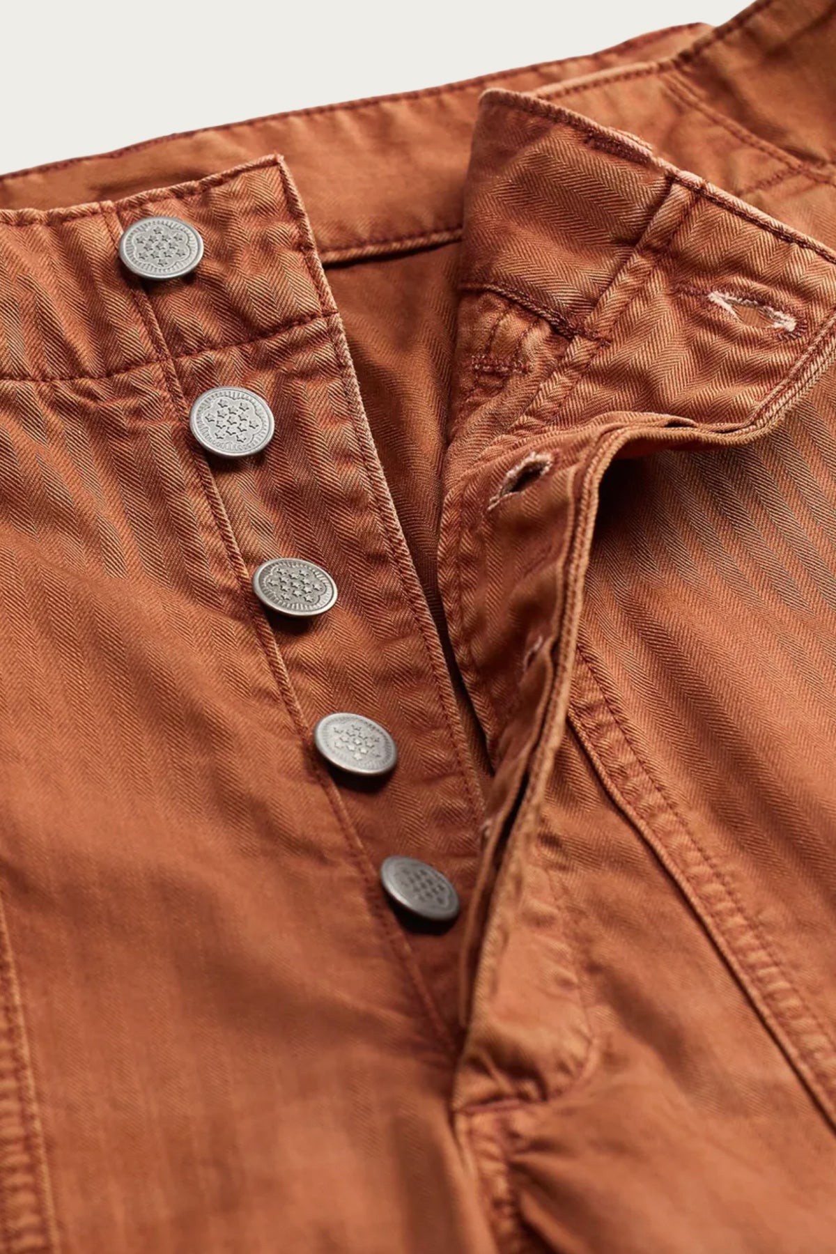RRL - Field Chino - Red Herringbone Twill - Canoe Club