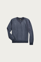 RRL - French Terry Crewneck - Navy - Canoe Club