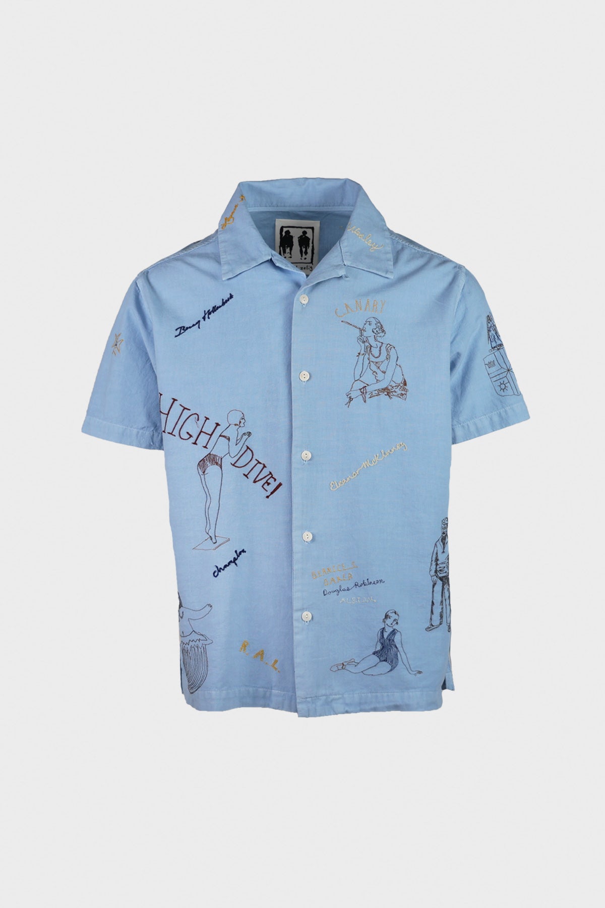 Samuel Zelig - High Dive Camp Shirt - Light Blue - Canoe Club