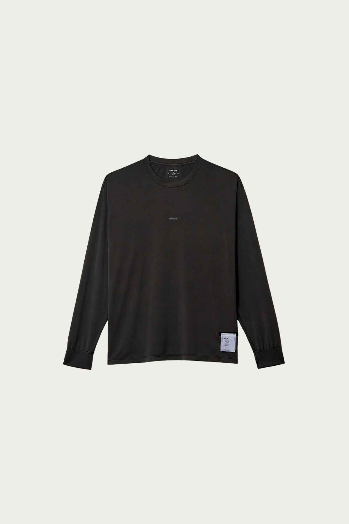 Satisfy Running - AuraLite Long Tee - Black - Canoe Club