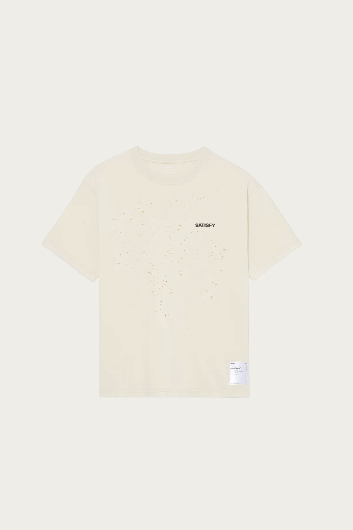 Satisfy Running - MothTech T-Shirt - Aged Ecru - Canoe Club
