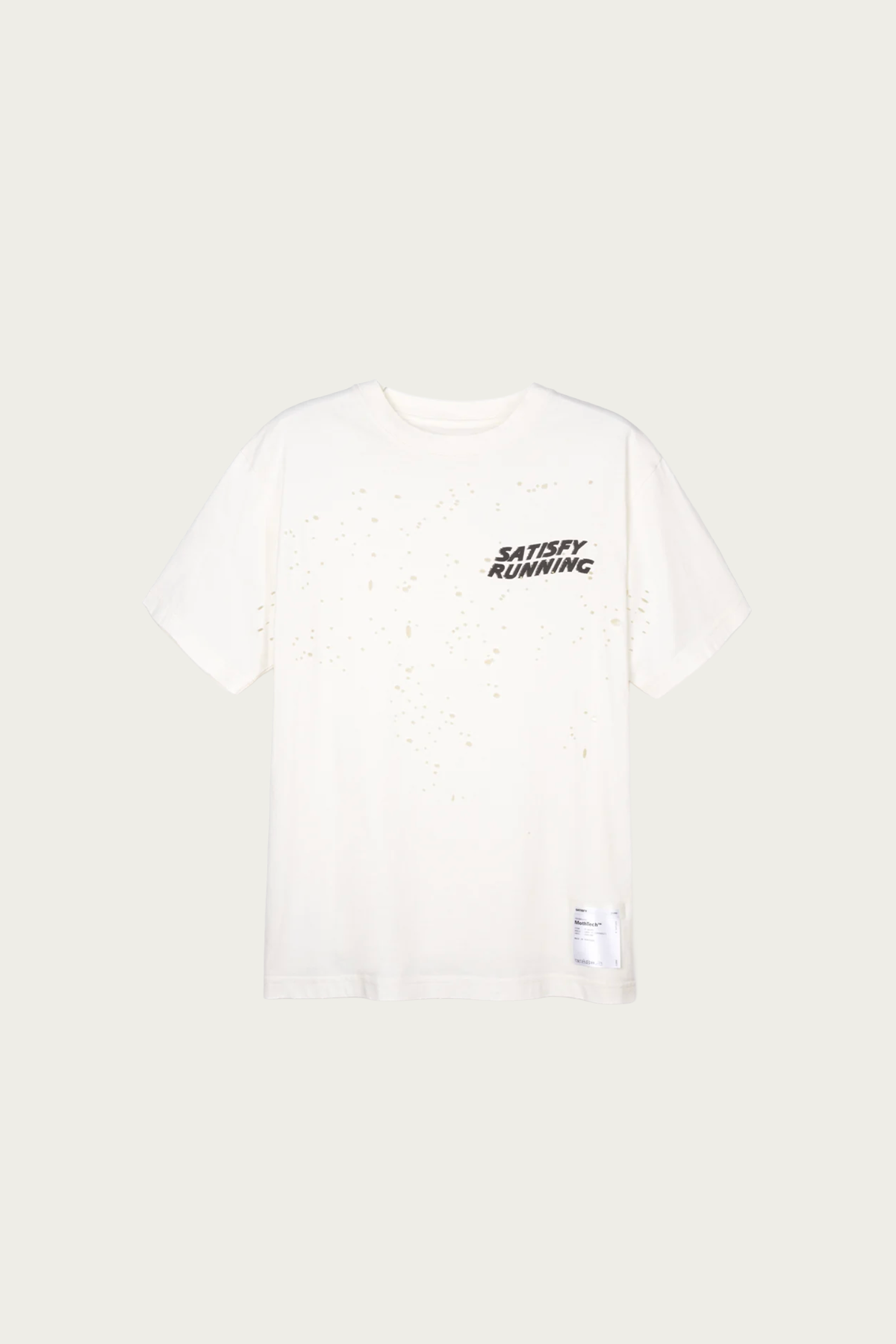 Satisfy Running - MothTech T-Shirt - Off-White - Canoe Club