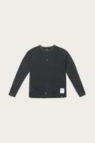 Satisfy Running - MothTech Waffle Long Tee - Aged Black - Canoe Club
