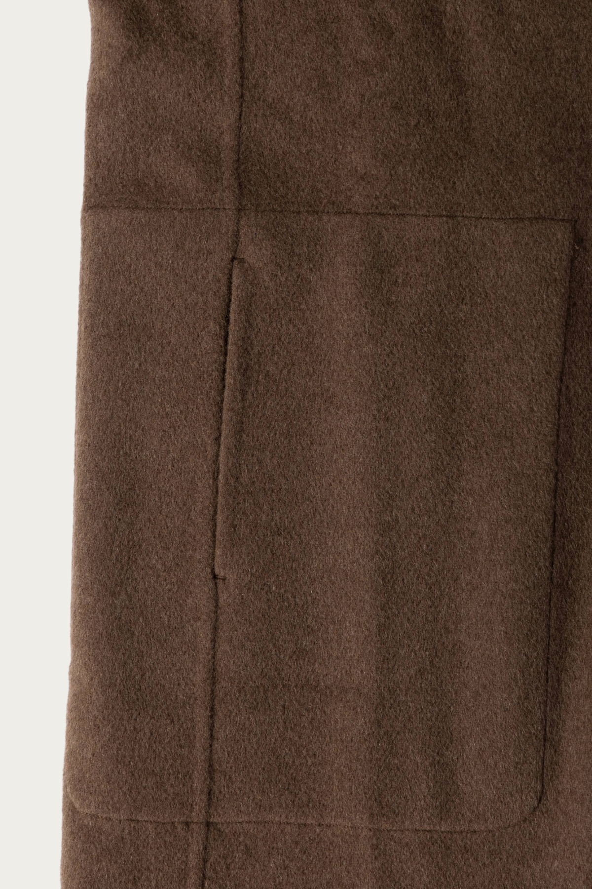 Seya - Double Face Coat - Natural Brown - Canoe Club