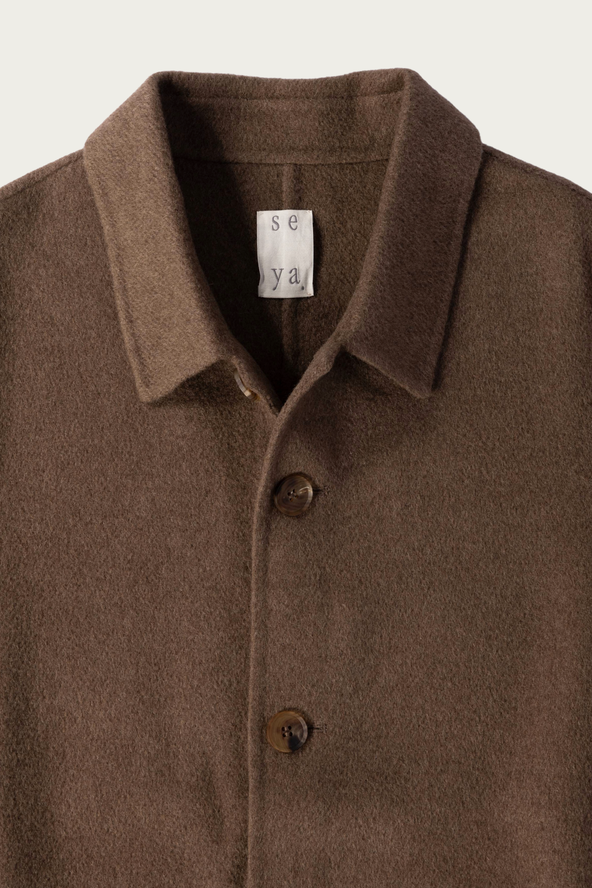 Seya - Double Face Work Jacket - Natural Brown - Canoe Club