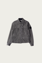 Stone Island - Biker Jacket - Grey Light Wash - Canoe Club